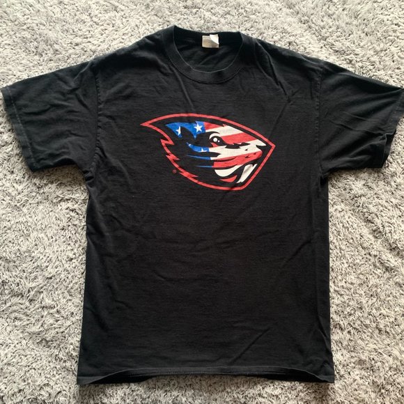 OSU Beavers Stars and Stripes Freedom T-Shirt. Medium. Port & Company. - Picture 1 of 7
